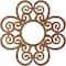 Ekena Millwork Cohen Wood Fretwork Pierced Ceiling Medallion, Walnut, 26"OD x 8 7/8"ID x 3/8"T CMWP26X26X0375COWA - alternate 5